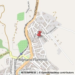 Mappa Via Meucci, 20, 00068 Rignano Flaminio, Roma (Lazio)