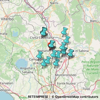 Mappa Via E. Fermi, 00068 Rignano Flaminio RM, Italia (9.835)