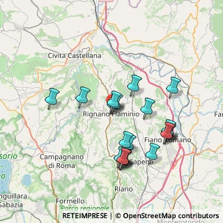 Mappa Via E. Fermi, 00068 Rignano Flaminio RM, Italia (7.4805)