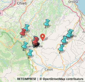 Mappa Via San Berardino, 66036 Orsogna CH, Italia (6.103)