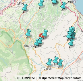 Mappa Via San Berardino, 66036 Orsogna CH, Italia (10.4225)