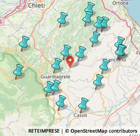Mappa Via San Berardino, 66036 Orsogna CH, Italia (9.0835)