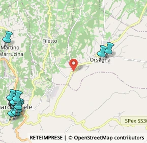 Mappa Via San Berardino, 66036 Orsogna CH, Italia (3.66091)