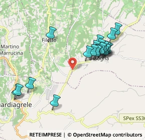 Mappa Via San Berardino, 66036 Orsogna CH, Italia (2.0365)