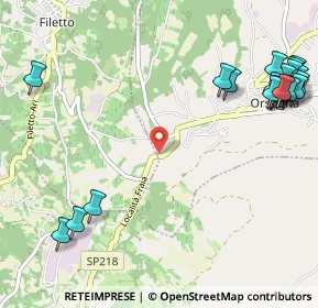 Mappa Via San Berardino, 66036 Orsogna CH, Italia (1.62)