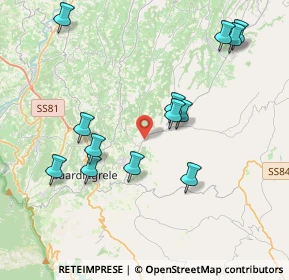 Mappa Via San Berardino, 66036 Orsogna CH, Italia (4.38385)