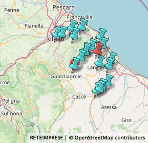 Mappa Via San Berardino, 66036 Orsogna CH, Italia (12.293)