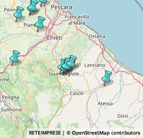 Mappa Via San Berardino, 66036 Orsogna CH, Italia (17.82917)