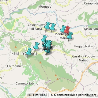 Mappa Via Antonio Gramsci, 02039 Toffia RI, Italia (0.83636)