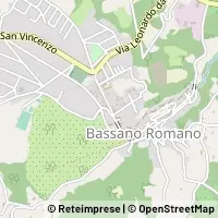 Kaart Bassano Romano