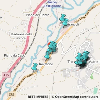 Mappa Via Tiburtina valeria km 188.8, 65028 Tocco Da Casauria PE, Italia (0.62143)