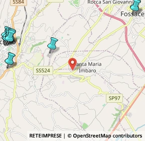 Mappa Via Nazionale per Lanciano, 66034 Santa Maria Imbaro CH, Italia (3.8525)