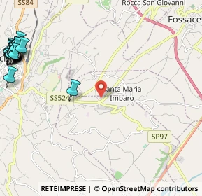 Mappa Via Nazionale per Lanciano, 66034 Santa Maria Imbaro CH, Italia (3.812)