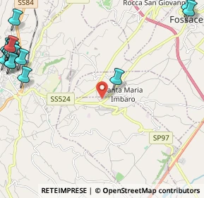 Mappa Via Nazionale per Lanciano, 66034 Santa Maria Imbaro CH, Italia (3.875)