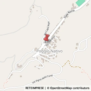 Mappa Via Guglielmo Oberdan, 17, 02030 Poggio Nativo, Rieti (Lazio)