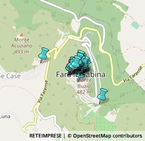 Mappa Via del Popolo, 02032 Fara In Sabina RI, Italia (0.13214)