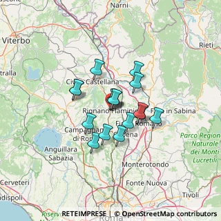 Mappa Via Sirio, 00068 Rignano Flaminio RM, Italia (9.61688)