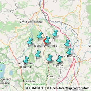 Mappa Via Sirio, 00068 Rignano Flaminio RM, Italia (6.99167)