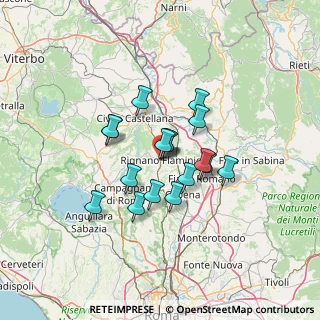 Mappa Via Gioacchino Rossini, 00068 Rignano Flaminio RM, Italia (10.33294)