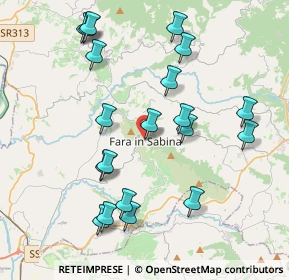 Mappa Via Santa Maria in Castello, 02032 Fara In Sabina RI, Italia (4.4435)