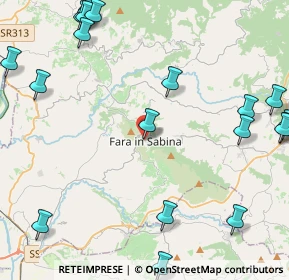 Mappa Via Santa Maria in Castello, 02032 Fara In Sabina RI, Italia (6.521)