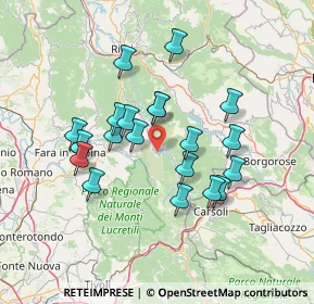 Mappa Via Colle della Madonna, 02020 Colle di Tora RI, Italia (12.952)