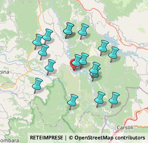 Mappa Via Colle della Madonna, 02020 Colle di Tora RI, Italia (7.03824)