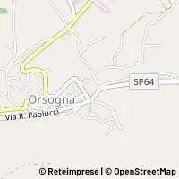 Mapa Orsogna