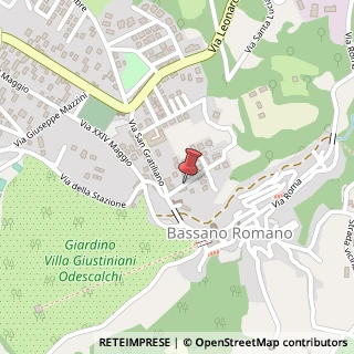Mappa Via S. Francesco d'Assisi, 9, 01030 Bassano Romano, Viterbo (Lazio)