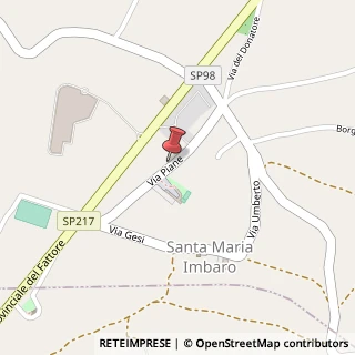 Mappa Via Piane, 83, 66030 Santa Maria Imbaro, Chieti (Abruzzo)