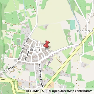 Mappa Via Don Aurelio Moriggi, 10, 01030 Calcata, Viterbo (Lazio)