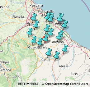 Mappa VIA F, 66036 Orsogna CH, Italia (11.698)