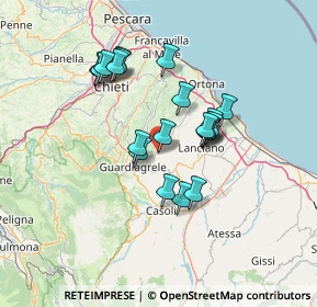 Mappa VIA F, 66036 Orsogna CH, Italia (12.135)