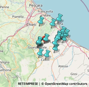 Mappa VIA F, 66036 Orsogna CH, Italia (9.4085)