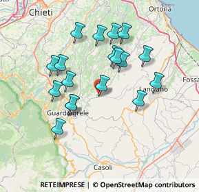 Mappa VIA F, 66036 Orsogna CH, Italia (7.04056)