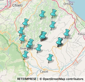 Mappa VIA F, 66036 Orsogna CH, Italia (6.40611)