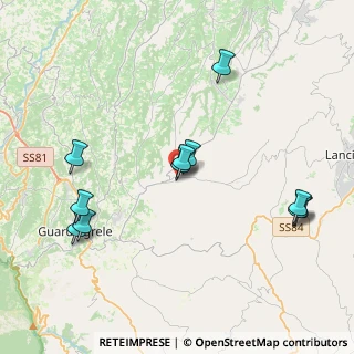 Mappa Via Don Rocco Pace, 66036 Orsogna CH, Italia (4.45364)