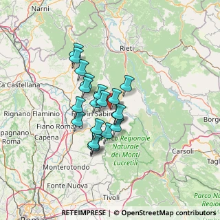 Mappa Via Capo Ripa, 02030 Poggio nativo RI, Italia (10.4805)