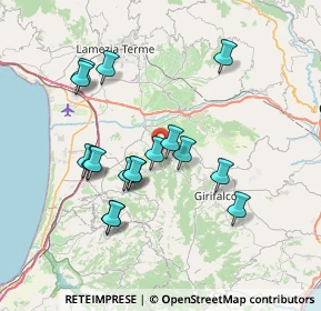 Mappa Via Palmiro Togliatti, 88025 Maida CZ, Italia (7.52588)