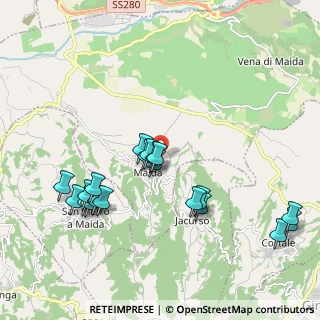 Mappa Via S. Francesco di Paola, 88025 Maida CZ, Italia (2.258)