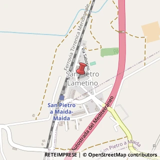 Mappa Via del Popolo, 33, 88020 Lamezia Terme, Catanzaro (Calabria)