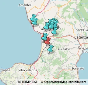 Mappa Zona Industriale Papa Benedetto XVI - Lotto, 88040 Lamezia Terme CZ, Italia (9.706)