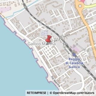 Mappa Via Casa Savoia, 33, 89135 Reggio di Calabria, Reggio di Calabria (Calabria)
