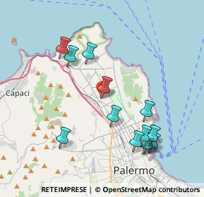 Mappa Via Federico Garcia Lorca, 90146 Palermo PA, Italia (4.54769)