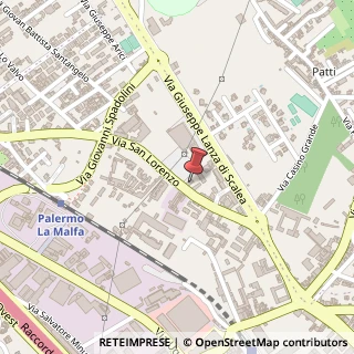 Mappa Via San Lorenzo, 275, 90146 Capaci, Palermo (Sicilia)