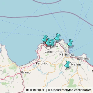 Mappa Via Carbolangi, 90044 Carini PA, Italia (34.45333)