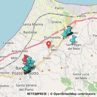 Mappa Via Brigadiere Carabiniere Andrea Nania, 98040 Merì ME, Italia (2.808)