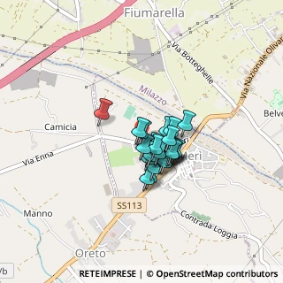 Mappa Piazza Municipio, 98040 Merì ME, Italia (0.26)
