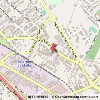 Mappa Via San Lorenzo, 312, 90146 Palermo, Palermo (Sicilia)