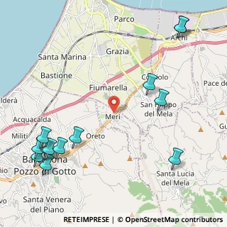 Mappa Via Granatari, 98040 Merì ME, Italia (3.31231)